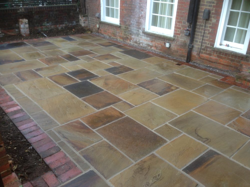 Sandstone and Block Paving